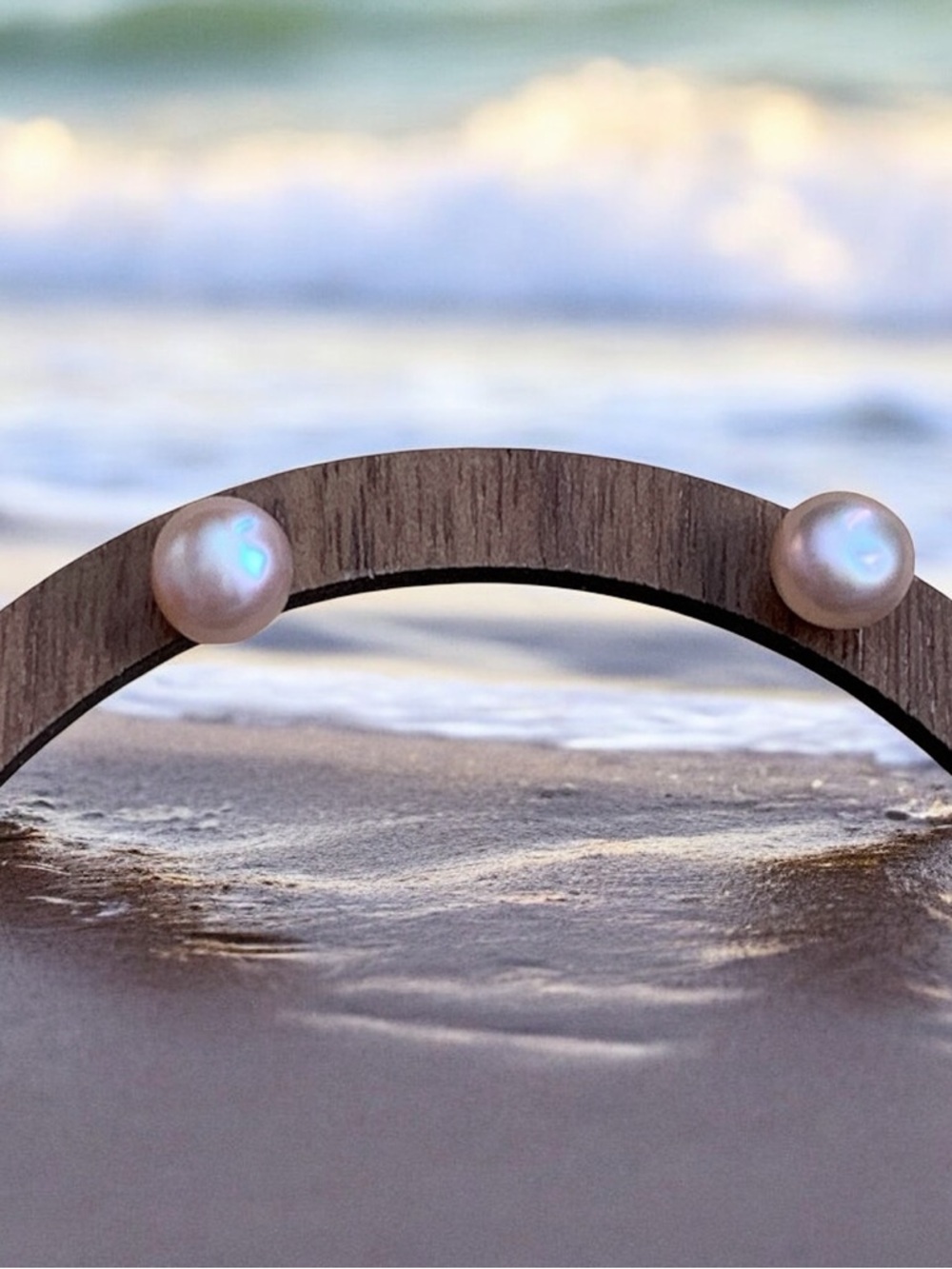 Freshwater Pearl Sterling Silver Stud Earrings